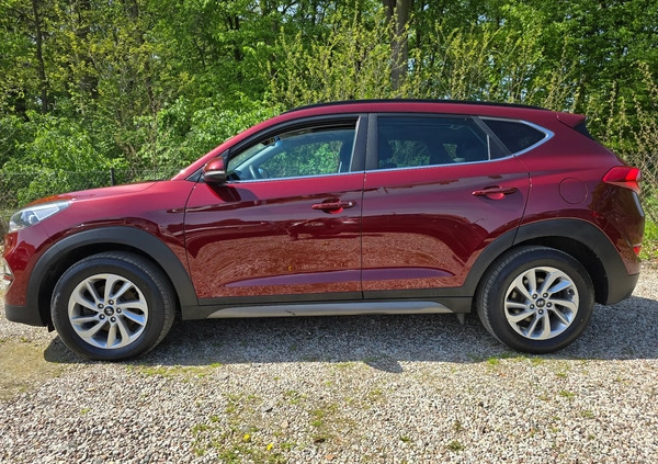 Hyundai Tucson cena 66999 przebieg: 168841, rok produkcji 2015 z Łęczna małe 781